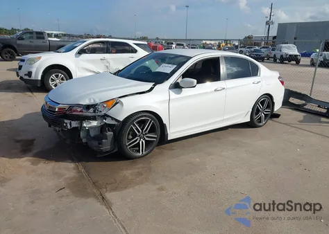 2016 Honda Accord Sport из США, поврежденный, VIN 1HGCR2F64GA133389